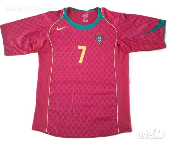 Португалия / Portugal #7 C.Ronaldo, Nike T90 EURO 2004 home - размер S