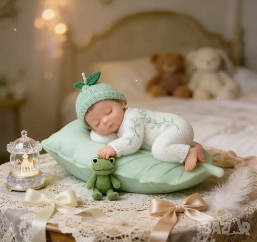 Молд бебе с жаба (5), снимка 3 - Форми - 53195568