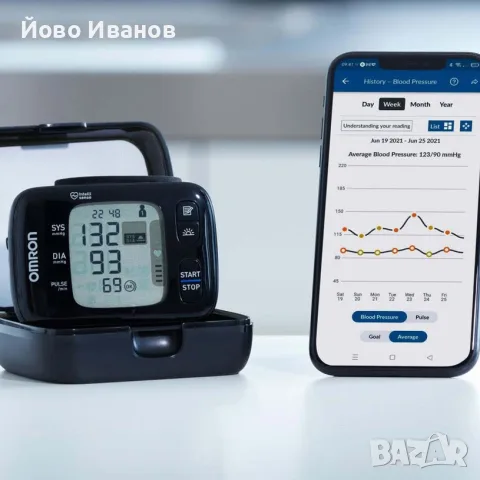 Апарат за кръвно Omron RS7