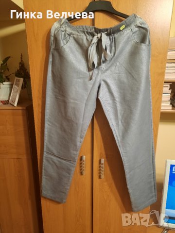 Дамски сив панталон , снимка 2 - Панталони - 42749154