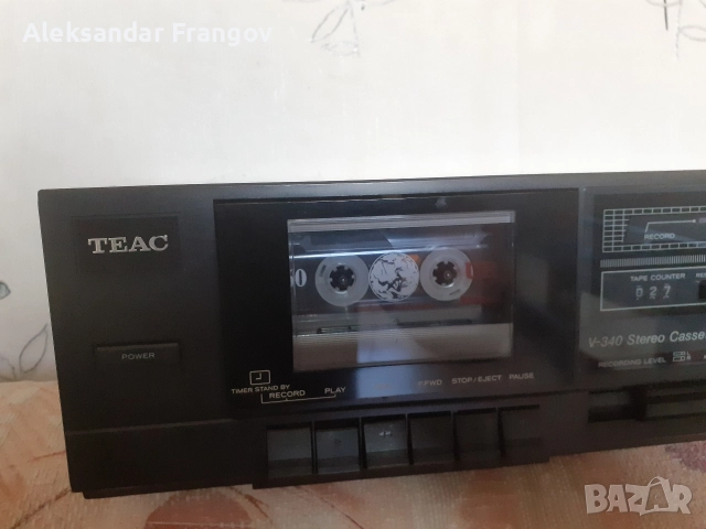 продавам касетъчен дек TEAC V- 340 , произведен в Япония , снимка 10 - Декове - 52736651