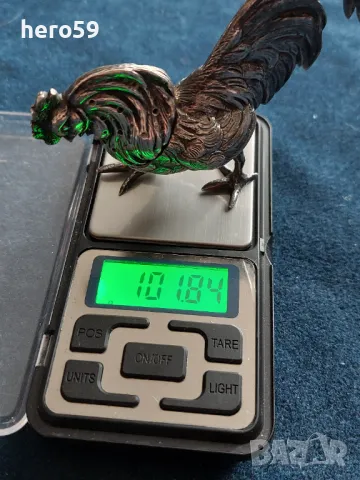 Сребърно петле,сребро проба 800 , снимка 4 - Антикварни и старинни предмети - 48928579