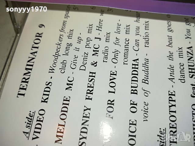 sold-DANCE TERMINATOR 9-КАСЕТА 1408221607, снимка 12 - Аудио касети - 37690469