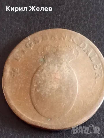 Стара монета 1818г. Дания Фредерик шести уникат за КОЛЕКЦИОНЕРИ 41196, снимка 4 - Нумизматика и бонистика - 48860133