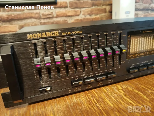 Monarch SAE-1000 2x10 Band Graphic Equalizer , снимка 5 - Ресийвъри, усилватели, смесителни пултове - 56396620