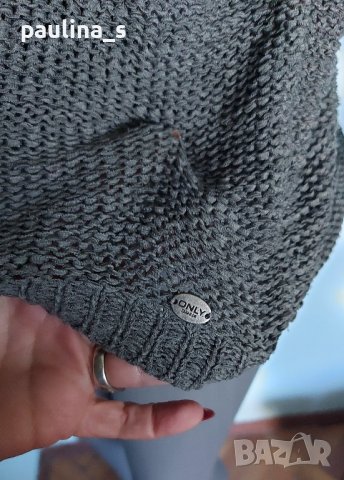 Два броя / Памучен пуловер тип туника "Only" / голям размер , снимка 4 - Блузи с дълъг ръкав и пуловери - 42764862