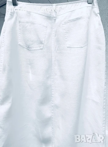 Красива модерна пола груб лен LOUIS LONDON COLLECTION , снимка 7 - Поли - 51208044