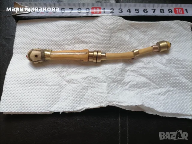 Малка ножка чемшир украса камъни , снимка 2 - Ножове - 55804792