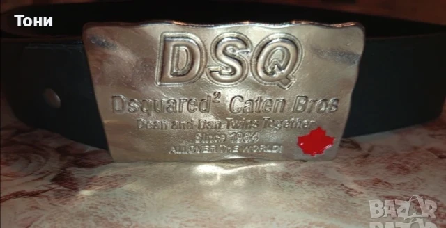 DSQ Оригинал Нов Дамски Кожен Колан 100см. 