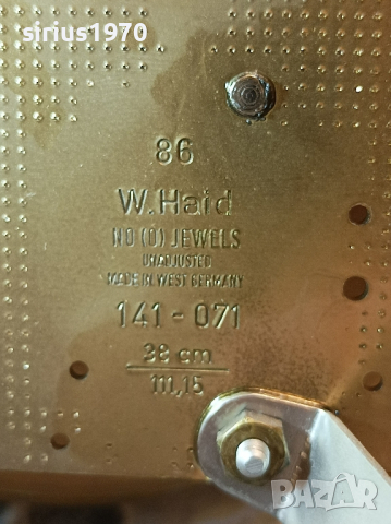 Haid източно германски стенен работещ, снимка 5 - Стенни часовници - 44701277