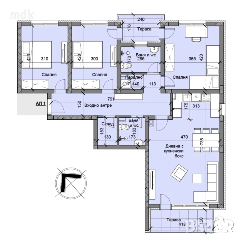 Без комисионна апартамент с 3 спални, АКТ 15 опция гараж, снимка 14 - Апартаменти - 53935883