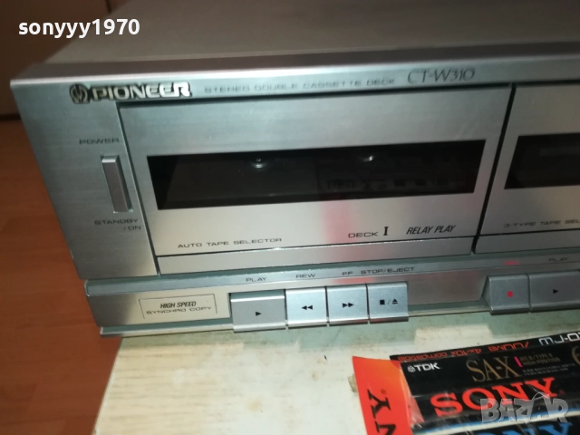 PIONEER CT-W310 DECK MADE IN JAPAN-ВНОС SWISS 1611252001LCHERY2, снимка 10 - Декове - 52434990