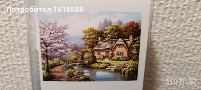 5D Диамантен гоблен - живопис Горска къща., снимка 3 - Гоблени - 44605842