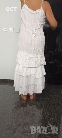 Романтична рокля с волани, снимка 3 - Рокли - 37056214