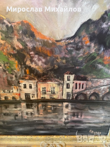 Картина, масло, платно, снимка 3 - Картини - 52799894