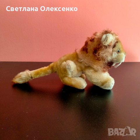 Колекционерска мека играчка Steiff Leo Lion лъв, снимка 2 - Колекции - 37740772