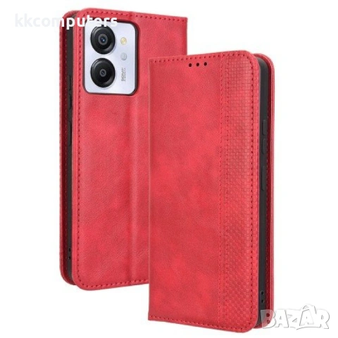 Blackview Color 8 / Oscal Modern 8 Retro Texture Wallet Калъф и Протектор, снимка 3 - Калъфи, кейсове - 53242453