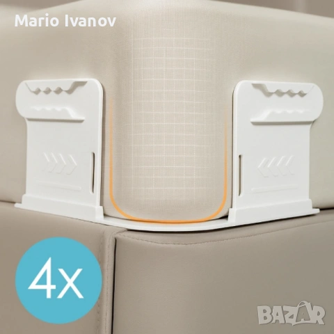 Държачи за чаршафи против плъзгане – комплект 4 броя, снимка 8 - Други - 53018239