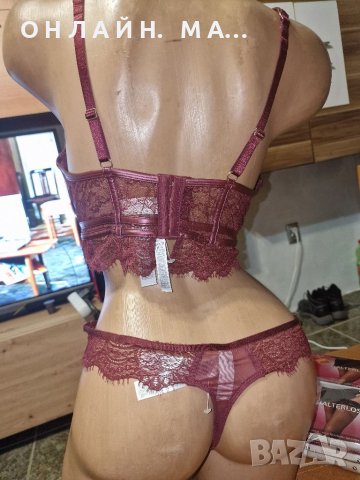 Кожен  Комплект 85D /L , снимка 7 - Корсети, бюстиета, топове - 39720414