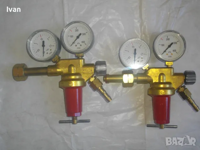 Нов РЕДУЦИР ВЕНТИЛ ЗА ГАЗ ПРОПАН-БУТАН Промишлен Индустриален Старо немско високо  качество ГДР, снимка 3 - Други инструменти - 47614161