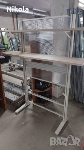 Етажерка алуминиева  едностранна преграда / параван  150/182см, снимка 5 - Паравани - 42746175