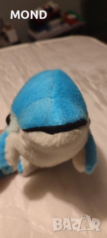 Морско син плюшен делфин, снимка 3 - Плюшени играчки - 52868077