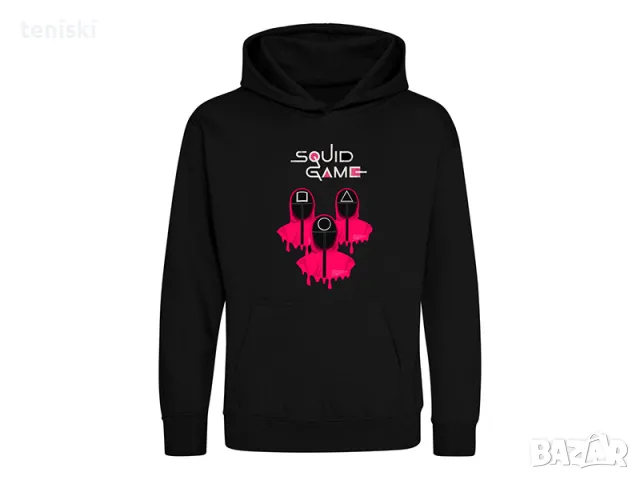 Качествени Суичъри от сериала Squid Game Игра на калмари Мъжки и детски, снимка 2 - Суичъри - 49633702
