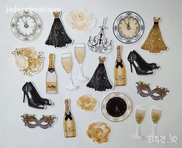 Стикери за скрапбук Зимни/ Коледни/ Новогодишни теми, снимка 9 - Други - 48048508