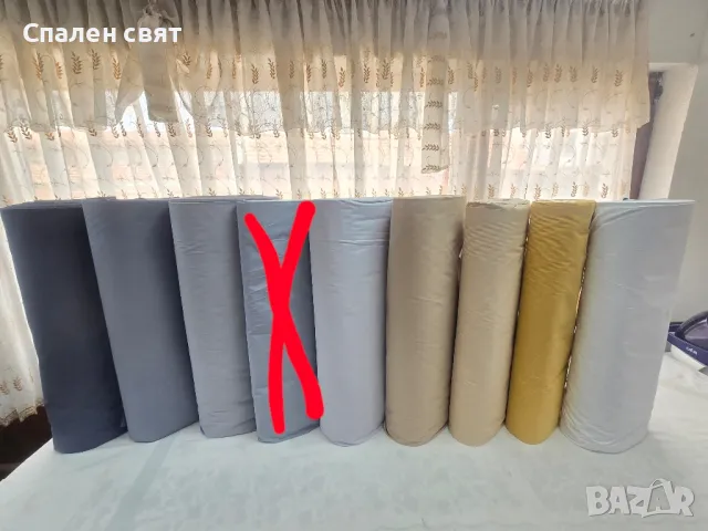 Едноцвени чаршафи от Ранфорс - 100% памук ( с и без ластик), снимка 3 - Спално бельо - 41408075