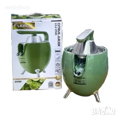 Електрическа сокоизтисквачка за плодове и зеленчуци Lexical  650W, снимка 1
