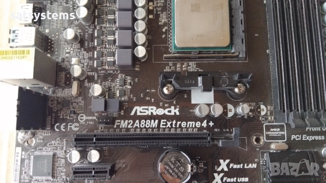 Дънна платка ASRock FM2A88M Extreme 4+ Socket FM2+, снимка 4 - Дънни платки - 51952595