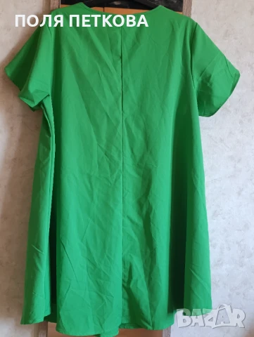 Зелена рокля , снимка 3 - Рокли - 50934617