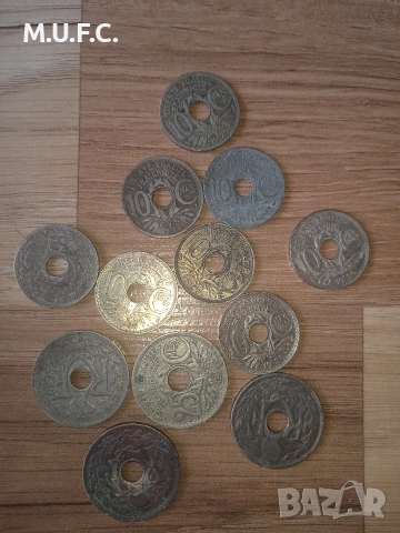 Френски Медали и монети 1905-1925, снимка 18 - Нумизматика и бонистика - 54233958