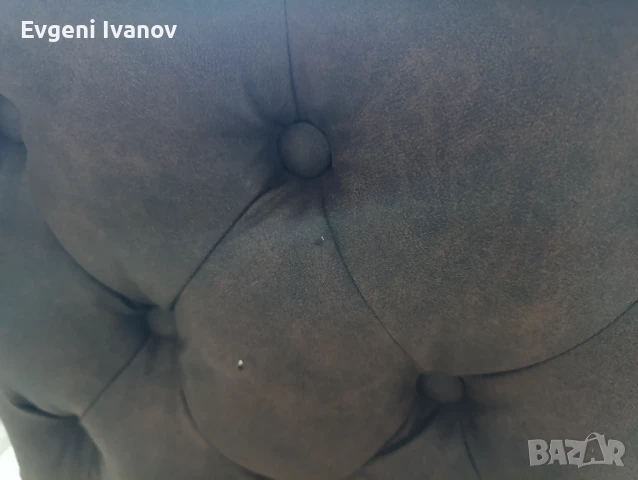 Маса Честърфийлд винтидж кафяво с транспортен дефект