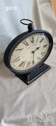 Голям винтидж настолен часовник , снимка 6 - Антикварни и старинни предмети - 47728825