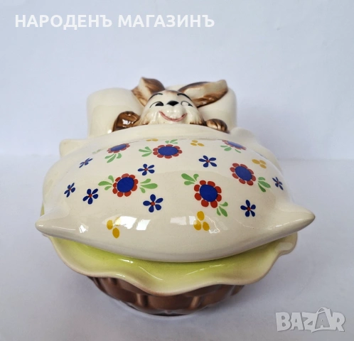 GOEBEL - Немски порцелан Детска порцеланова бонбониера съд за бисквити дете подарък , снимка 6 - Други ценни предмети - 54334246