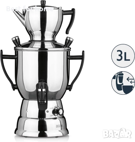 Самовар BEEM TEA-PERFECT - 3 л, снимка 2 - Аксесоари за кухня - 52633175