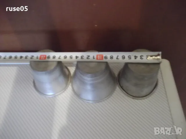 Лот от 15 бр. купички за крем карамел алуминиеви от соца, снимка 6 - Съдове за готвене - 47397661