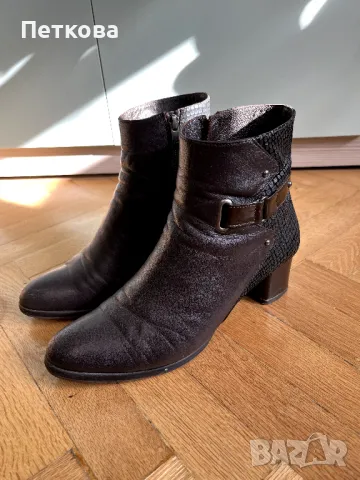 Дамски боти Sara Pen естествена кожа 40, снимка 3 - Дамски боти - 48319013