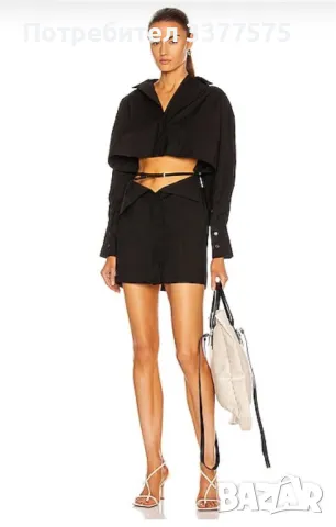 Jacquemus черна рокля, снимка 1