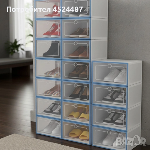 12 x кутии за съхранение SHOEZY – повече ред, повече място, нулев хаос, снимка 2 - Други стоки за дома - 52646101