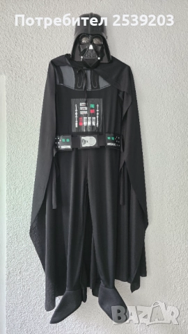 Костюм Дарт Вейдър STAR WARS 9-10 години, снимка 10 - Други - 52290986