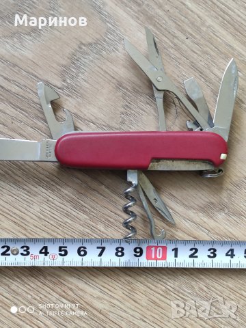 Швейцарска офицерска джобна ножка, снимка 4 - Ножове - 32135324