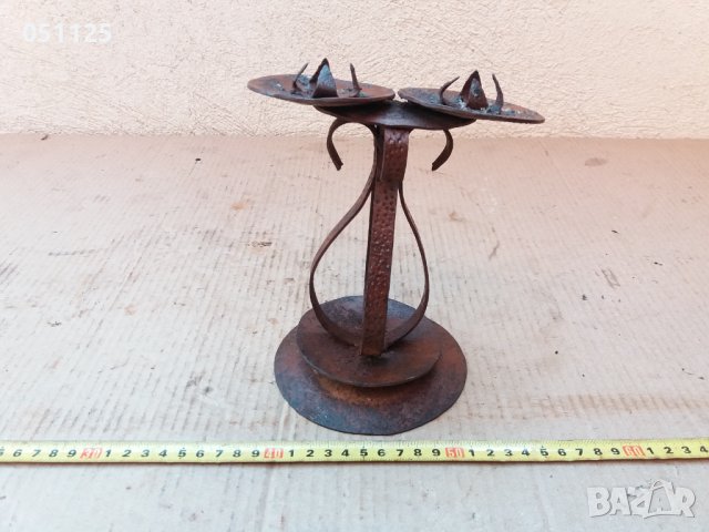 стар свещник, снимка 2 - Други ценни предмети - 36765614