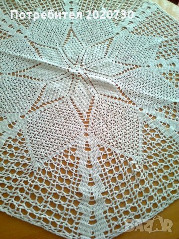 Покривка за маса плетена на 1 кука , снимка 2 - Покривки за маси - 29383448