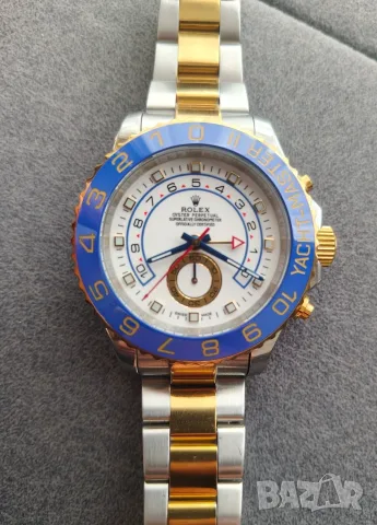 Перфектен Rolex Yachtmaster bicolor автомат, керамика сапфир 43mm, бартер