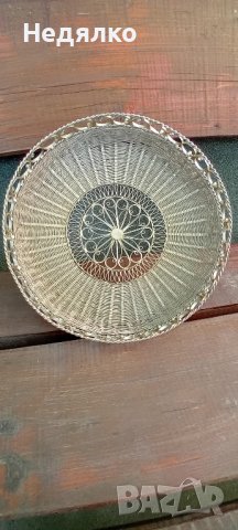 Стара красива руска фруктиера,бял метал, снимка 9 - Антикварни и старинни предмети - 42652344