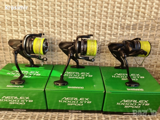 Продавам 3бр макари Shimano Aerlex 10000 spod