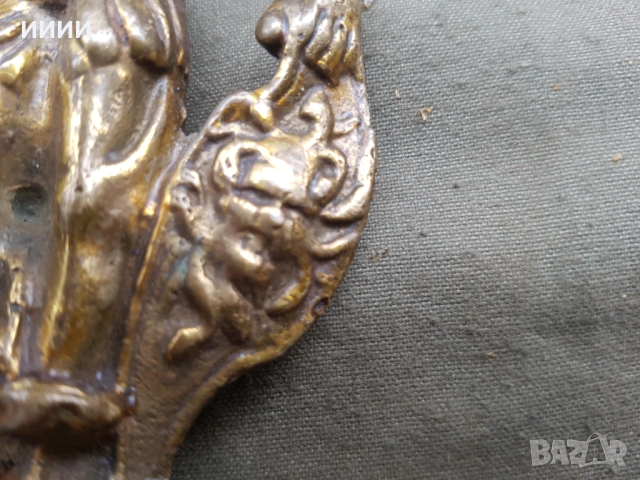 Бронзова пластика статуетка Марс, снимка 5 - Антикварни и старинни предмети - 53890087