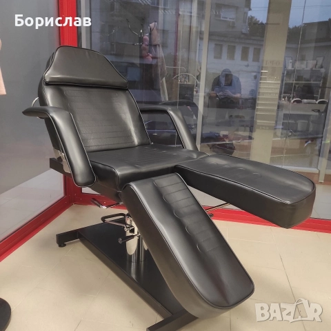 Професионален хидравличен стол за педикюр / масаж – черен 
